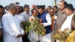 खेतों में उतरे CM मोहन यादव, किसानों को गले लगाया, खराब हुई फसलों का लिया जायजा