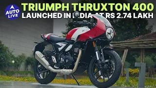 Triumph Thruxton Launched in India | Auto Live