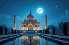 Night View of Taj Mahal: रात में कैसा दिखता है ताजमहल, इन 10 तस्वीरों में देखें खूबसूरती