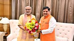 नवनिर्वाचित उपराष्ट्रपति राधाकृष्णन से मिले एमपी के CM मोहन यादव, शपथ ग्रहण समारोह में होंगे शामिल