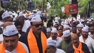 नाशिकच्या बिडी भालेकर मैदानात हजारो  मनसैनिक अन् शिवसैनिक दाखल होण्यास सुरुवात, मोर्चेकरांसाठी खास जेवणाचीही व्यवस्था