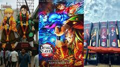 Demon Slayer Movie : அனிமேஷன் படத்திற்கு இவ்வளவு பெரிய வரவேற்பா...சென்னையில் கட் அவுட் வைத்து கொண்டாடிய திரையரங்கம்