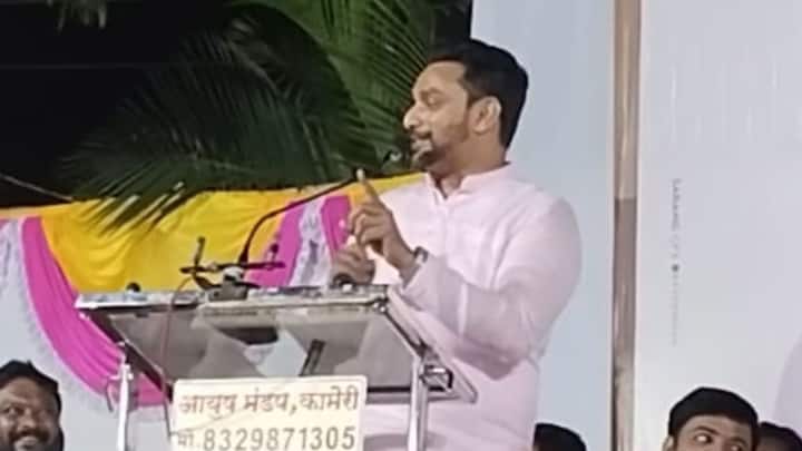 खासदार धैर्यशील माने मतदारसंघात कुठेच दिसत नाही या मतदारसंघातील लोकांच्या चर्चेच्या अनुषंगाने खासदार माने यांनी हे विधान केले आणि सभेत एकच हशा पिकला.