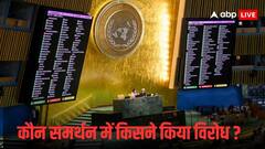 फिलिस्तीन को अलग देश बनाने के पक्ष में भारत, यूएन में डाला वोट; अमेरिका और इजरायल क्यों भड़के?