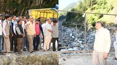 हिमाचल प्रदेश के चंबा में जयराम ठाकुर ने तबाही का लिया जायजा, हर संभव मदद का आश्वासन