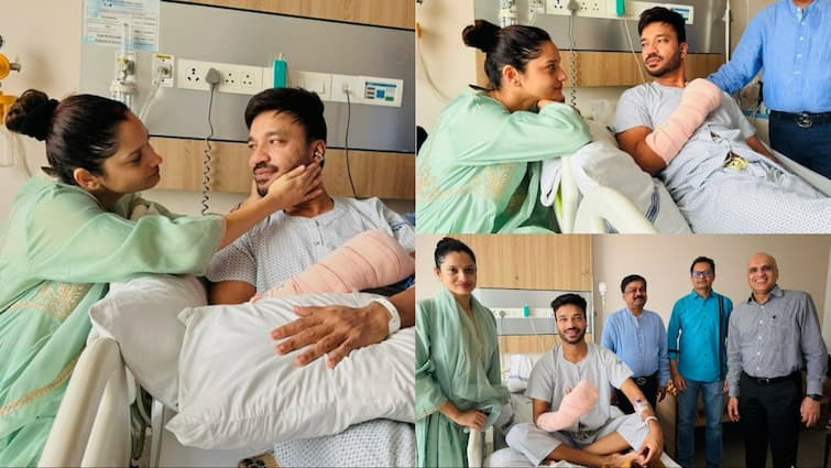 ankita lokhande husband accident: