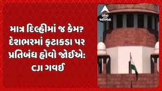 SC On Fire Crackers: માત્ર દિલ્હીમાં જ કેમ? દેશભરમાં ફટાકડા પર પ્રતિબંધ હોવો જોઈએ: CJI ગવઈ