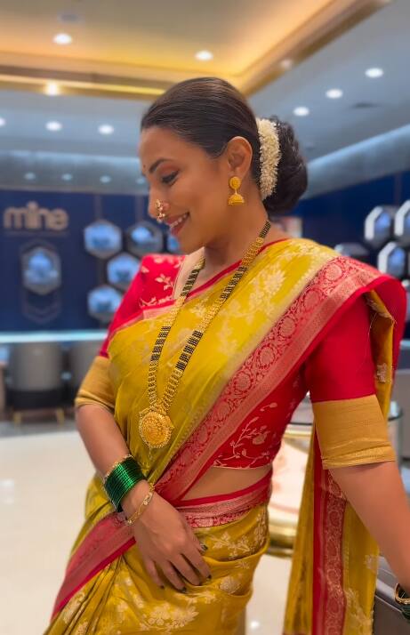 हा लूक तिला एकाच वेळी देखणा आणि रॉयल आकर्षण देतो, ज्यामुळे तिच्या चाहत्यांकडून या फोटोशूटला मोठी पसंती मिळत आहे.