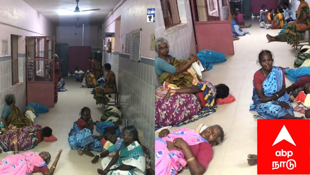 சீர்காழி அரசு மருத்துவமனையில் அவலம்: படுக்கை வசதியின்றி வராண்டா தரையில் படுக்கும் நோயாளிகள்