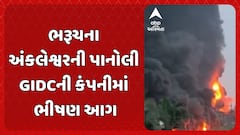 Bharuch Fire Incident: ભરૂચના અંકલેશ્વરની પાનોલી GIDCની કંપનીમાં ભીષણ આગ