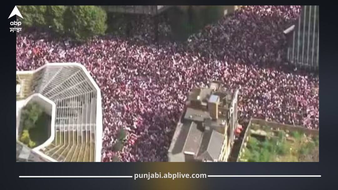 ਨੇਪਾਲ ਤੇ ਫਰਾਂਸ ਤੋਂ ਬਾਅਦ ਹੁਣ ਇੰਗਲੈਂਡ 'ਚ ਬਵਾਲ, ਲੰਡਨ ਦੀਆਂ ਸੜਕਾਂ 'ਤੇ ਉਤਰੇ ਲੱਖਾਂ ਲੋਕ; ਪੁਲਿਸ ਨਾਲ ਝੜਪ London: Violence Erupts at Tommy Robinson’s ‘Unite the Kingdom’ Rally, Over 1 Lakh People Join ਨੇਪਾਲ ਤੇ ਫਰਾਂਸ ਤੋਂ ਬਾਅਦ ਹੁਣ ਇੰਗਲੈਂਡ 'ਚ ਬਵਾਲ, ਲੰਡਨ ਦੀਆਂ ਸੜਕਾਂ 'ਤੇ ਉਤਰੇ ਲੱਖਾਂ ਲੋਕ; ਪੁਲਿਸ ਨਾਲ ਝੜਪ