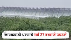 Jayakwadi Dam: जायकवाडी धरणाचे सर्व 27 दरवाजे उघडले, तब्बल 1 लाख क्युसेकने विसर्ग, गोदावरीला मोठा पूर
