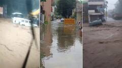 उत्तराखंड के ऋषिकेश में बारिश से जनजीवन अस्त-व्यस्त, यात्री वाहनों पर गिरा मलबा