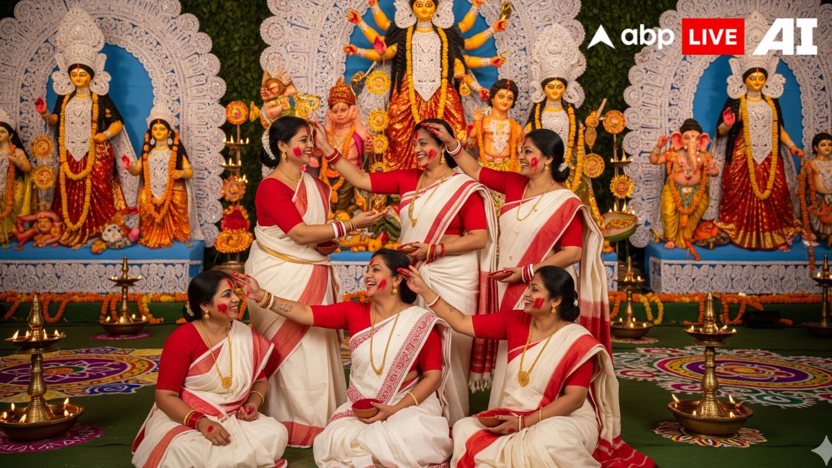 Durga Puja 2025: Significance Of The Laal Paad Shada Saree In Bengali Rituals
