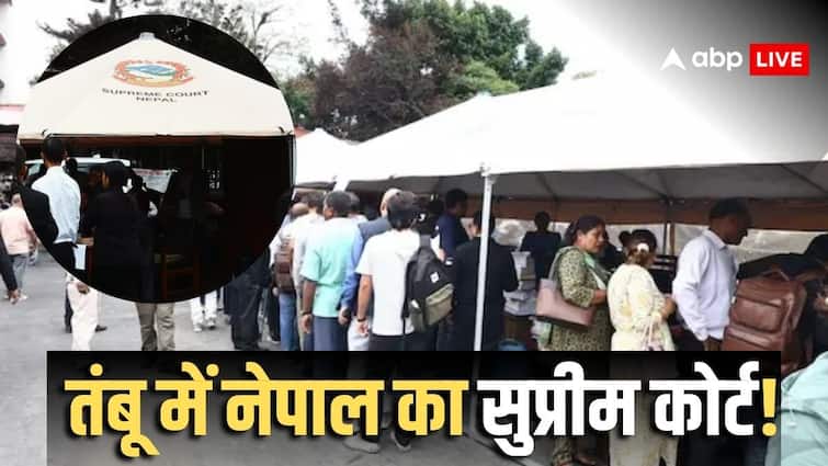 तंबू में हुई सुप्रीम कोर्ट की सुनवाई, सामने आई PHOTO; Gen-Z प्रदर्शन के बाद कैसी हो गई नेपाल की