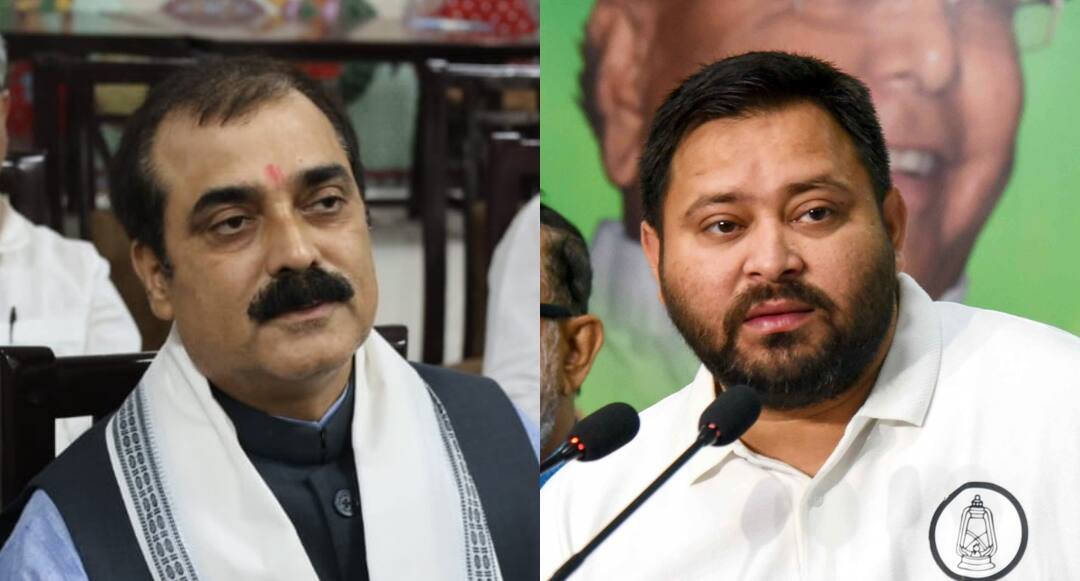 Bihar Election: तेजस्वी यादव का मंत्री जीवेश मिश्रा पर बड़ा आरोप, 'नकली दवा बेचने के मामले में जा चुके हैं जेल' Bihar Assembly Election 2025 RJD Leader Tejashwi Yadav Alligations on minister jeshvesh mishra Bihar Election: तेजस्वी यादव का मंत्री जीवेश मिश्रा पर बड़ा आरोप, 'नकली दवा बेचने के मामले में जा चुके हैं जेल'