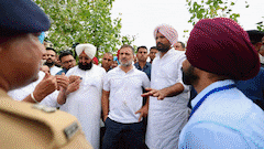 'Every Congress Worker With Punjab': Rahul Gandhi Meets Flood-Affected Families In Amritsar, Gurdaspur