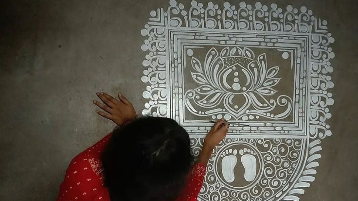 Durga Puja 2025: The Beauty And Tradition Of Alpona Art