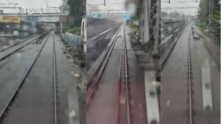 मुंबईची लाईफलाईन असणाऱ्या लोकल ट्रेनची (Mumbai Local Train) वाहतूक विस्कळीत झाली आहे.