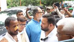 यूट्यूबर से मारपीट का मामला: BJP के मंत्री जीवेश मिश्रा पर FIR कराने पहुंचे तेजस्वी यादव, पीड़ित से बात की