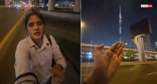 सुबह के 3 बजे, घनघोर अंधेरे में इस भारतीय लड़की ने दुबई में क्‍या देखा...? वायरल हो गया वीडियो
