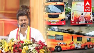 READY-ஆன சொகுசு BUS CARAVAN உள்ளே LIFT தவெக வாகனத்தின் சிறப்புகள்? | Trichy | TVK Vijay Caravan