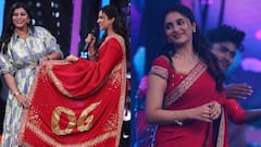 Priyanka Arul Mohan - OG Promotions: ఆహా... ప్రియాంక మోహన్ చీర కొంగుపై 'ఓజీ' టైటిల్... హీరోయిన్ డెడికేషన్ చూడండమ్మా