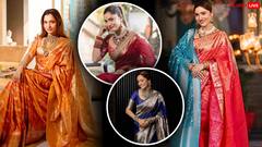 फेस्टिव सीजन के लिए चाहिए साड़ी इंस्पिरेशन? अंकिता लोखंडे के लुक्स होंगे आपके लिए परफेक्ट