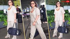 एयरपोर्ट पर दिखा रानी मुखर्जी का स्वैग, को-अर्ड सेट और शेड्स में दिखा जबरदस्त लुक