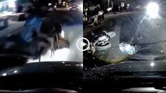 Video: कार में इसलिए जरूरी है डैशकैम, अचानक सामने आ गया बाइकर और फिर हो गया कांड, वीडियो वायरल