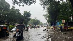 Pune Rain: पुण्यात परतीच्या पावसाची जोरदार बॅटिंग; नागरिकांची उडाली तारांबळ, रस्त्यांवर साचलं पाणीच पाणी, पाहा फोटो