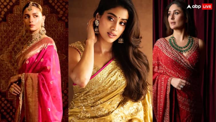 Navratri 2025: नवरात्रि पर जाह्नवी से आलिया तक के साड़ी लुक से लें इंस्पिरेशन, हर कोई करेगा तारीफ