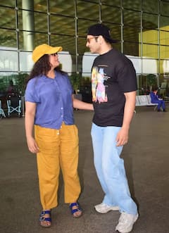 એરપોર્ટ પર સ્પોર્ટ થયા અલી ફઝલ અને ઋચા ચઢ્ઢા, કપલે ક્લિક કરાવી તસવીરો