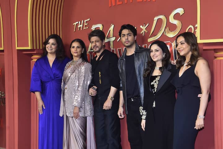 Shah Rukh Khan arrived with his family to support Aryan on his big day.