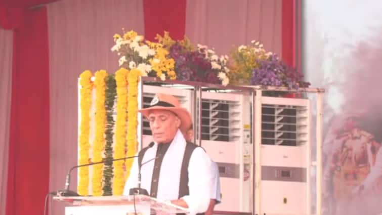 Rajnath Singh Hoists Tricolour During Telangana Liberation Day Celebrations In Secunderabad: Watch