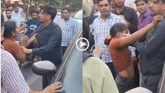 Video: रावण की ससुराल में सरेआम पति की धुनाई, बीवी ने कॉलर पकड़ मारे चांटे, मेरठ का वीडियो वायरल