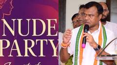 रायपुर में 'न्यूड पार्टी' को लेकर मचा बवाल, सड़क पर उतरी कांग्रेस, पुलिस ने आयोजक को दबोचा