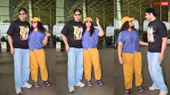 एयरपोर्ट पर स्पॉट हुए अली फजल और ऋचा चड्ढा, कैज़ुअल लुक में कपल ने दिए पोज