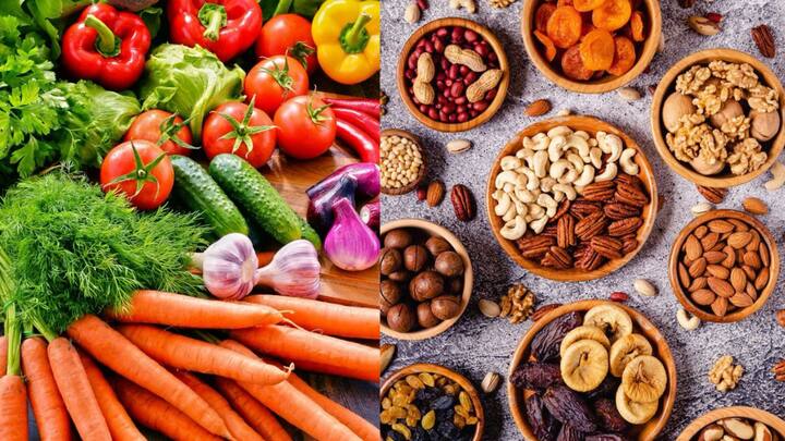 फळे, भाजीपाला आणि अँटीऑक्सिडंट्स जसे की बेरी, पालक, गाजर, टोमॅटो या भाज्या त्वचेमधील मुक्त रॅडिकल्स कमी करण्यास मदत करतात.