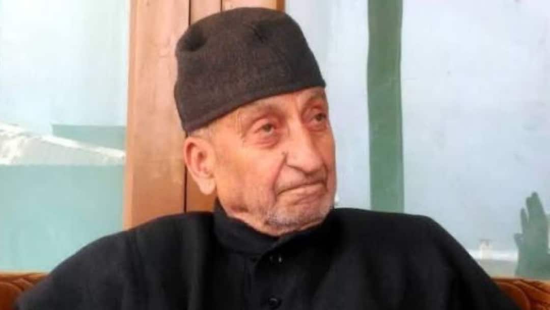 Moderate Kashmiri Separatist Leader Abdul Gani Bhat Dies At 90 Abdul Gani Bhat Death Moderate Kashmiri Separatist Leader Dies At 90 Jammu Kashmir Moderate Kashmiri Separatist Leader Abdul Gani Bhat Dies At 90