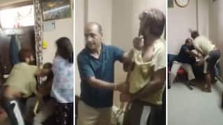 वाय-फाय कनेक्शन कट केलं म्हणून पोटच्या नशेडी दिवट्यानं अमानुष मारहाण करत आईला ठार मारलं, काँन्स्टेबल बाप, बहिणी अडवत राहिल्या, तर मारतच राहिला, व्हिडिओ व्हायरल