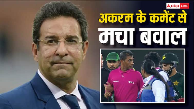 पाकिस्तानी विक्टकीपर ने रेफरी में गेंद को मारा! वसीम अकरम ने बदसूरत टिप्पणी की, एक उपद्रव किया