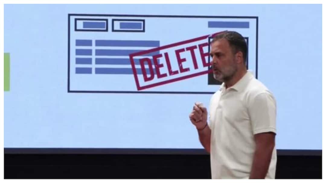 Voter IDs From Congress Booths Deleted Through Centralised System, Claims Rahul Gandhi Voter IDs From Congress Booths Deleted Through Centralised System, Claims Rahul Gandhi