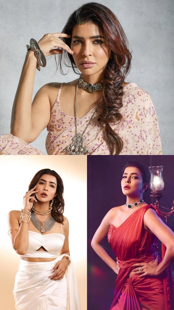 శారీకి మోడ్రన్ టచ్ ఎలా ఇవ్వాలో లక్ష్మీ మంచును చూసి నేర్చుకోండి... ఆవిడ టాప్ 10 బెస్ట్ శారీ లుక్స్