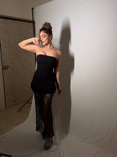 Kangna Sharma: એક્ટ્રેસ કંગના શર્માનું બ્લેક ડ્રેસમાં હોટ ફોટોશૂટ, તસવીરો વાયરલ