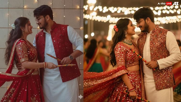Navratri Couple Prompt For Gemini: How To Create Stunning AI Garba Pictures This Durga Puja