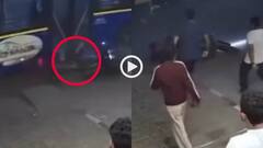 Video: यमराज आए, बिना लिए लौट गए! बस से कुचलने से बाल-बाल बचा बाइकर, वीडियो वायरल