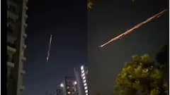 ভারতের আকাশে আচমকাই আগুনে গোলার মতো এ কী! উল্কা না কী অন্য কিছু? ভাইরাল ভিডিও