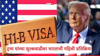 Donald Trump : डोनाल्ड ट्रम्प यांनी H-1B Visa चं शुल्क वाढवलं, भारताची पहिली प्रतिक्रिया, विदेश मंत्रालयानं काय म्हटलं?