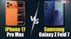 iPhone 17 Pro Max Vs Galaxy Z Fold 7: तगड़ा मुकाबला! जानें किसमें है ज्यादा पावर और कौन देता जबरदस्त परफॉर्मेंस